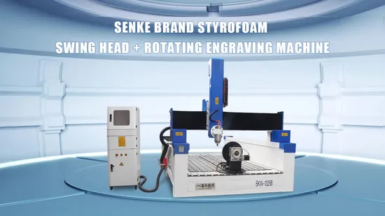 4 axes Styrofoam Statue 3D Coupe Gravure Mousse CNC Routeur Fraiseuse pour EPS Styrofoam Polystyrène