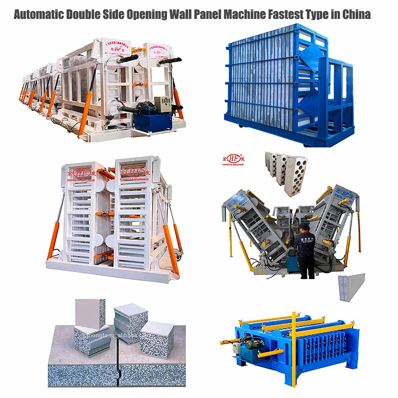 EPS Styrofoam Foam Cement Precast Wall Panel Production Line Lightweight Concrete Sandwich Wall Panel Machine for Building Machinery