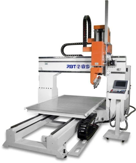 Tour CNC à 5 axes non métalliques à haute efficacité RBT fabriqué en Chine pour la mousse/EPS /Poinçonnage et découpe en polystyrène expansible